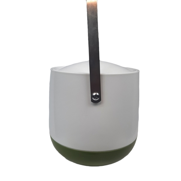 Vintage 1960s Plastic Ice Bucket Made in USA Avacado Green Mid Century Modern‎ - Picture 4 of 14